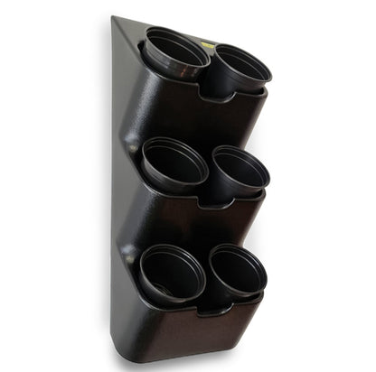 Plant Pot Set, 12 pots, 5.1-inch Diameter, Color - Black